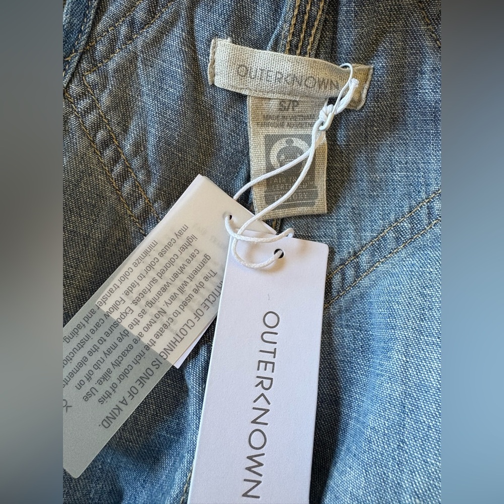Outerknown Voyage Overall Women's Size Small NWT - Picture 7 of 8